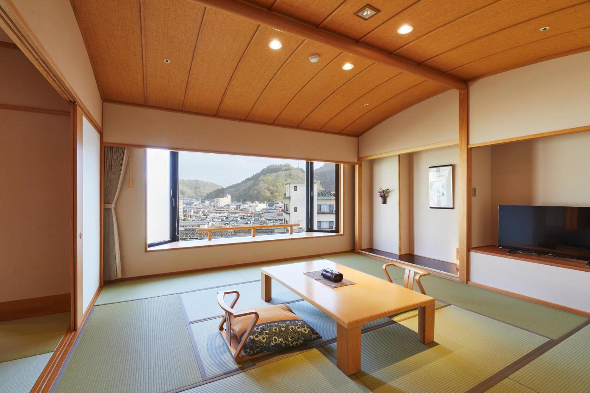 Takinoyu Hotel Tendo Exterior foto